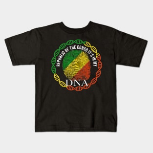 Republic Of The Congo Its In My DNA - Gift for Congon From Republic Of The Congo Kids T-Shirt